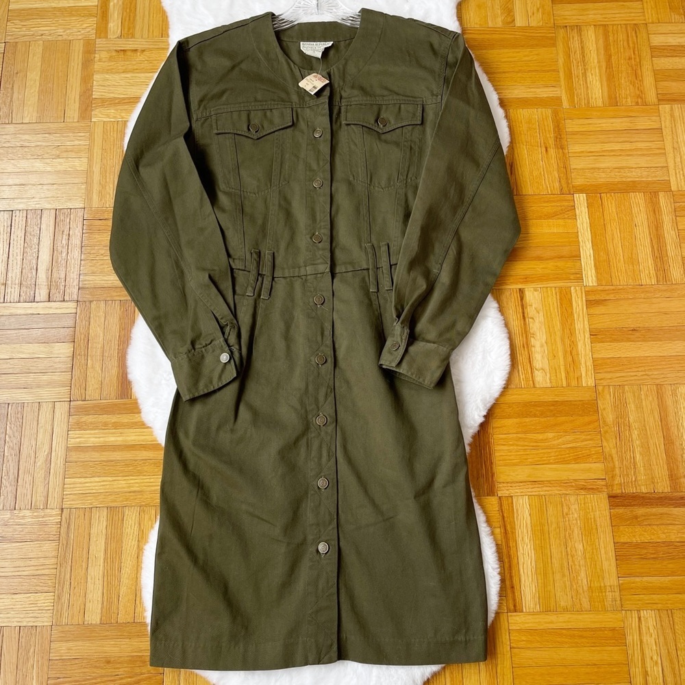 BANANA‎ REPUBLIC Vintage safari Dress Military Green